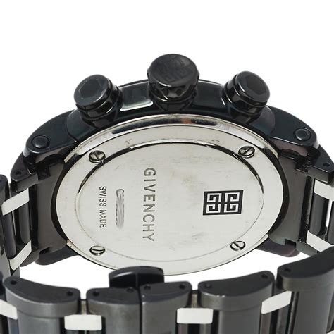 givenchy gv 5208m swiss made|Givenchy Black PVD Coated Stainless Steel Chrono GV.5220J .